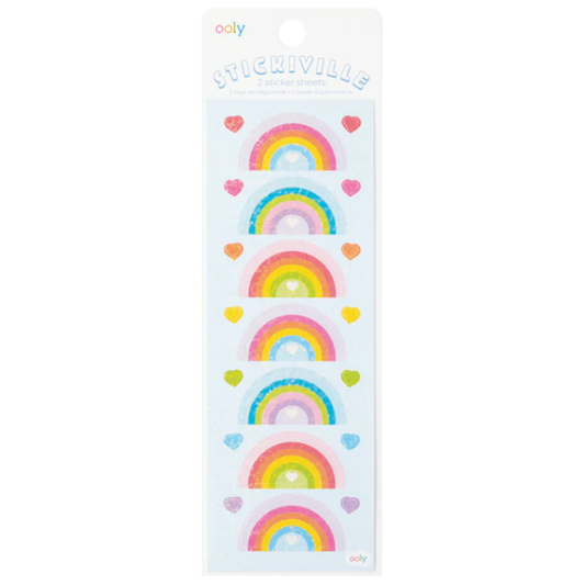 Skinny Sticker Sheet Rainbow Love