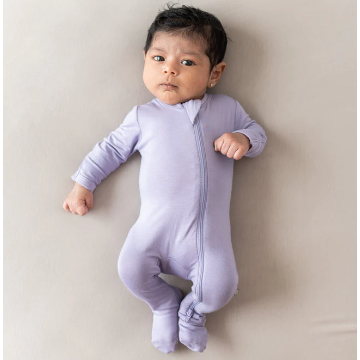 Taro Zippered Footie