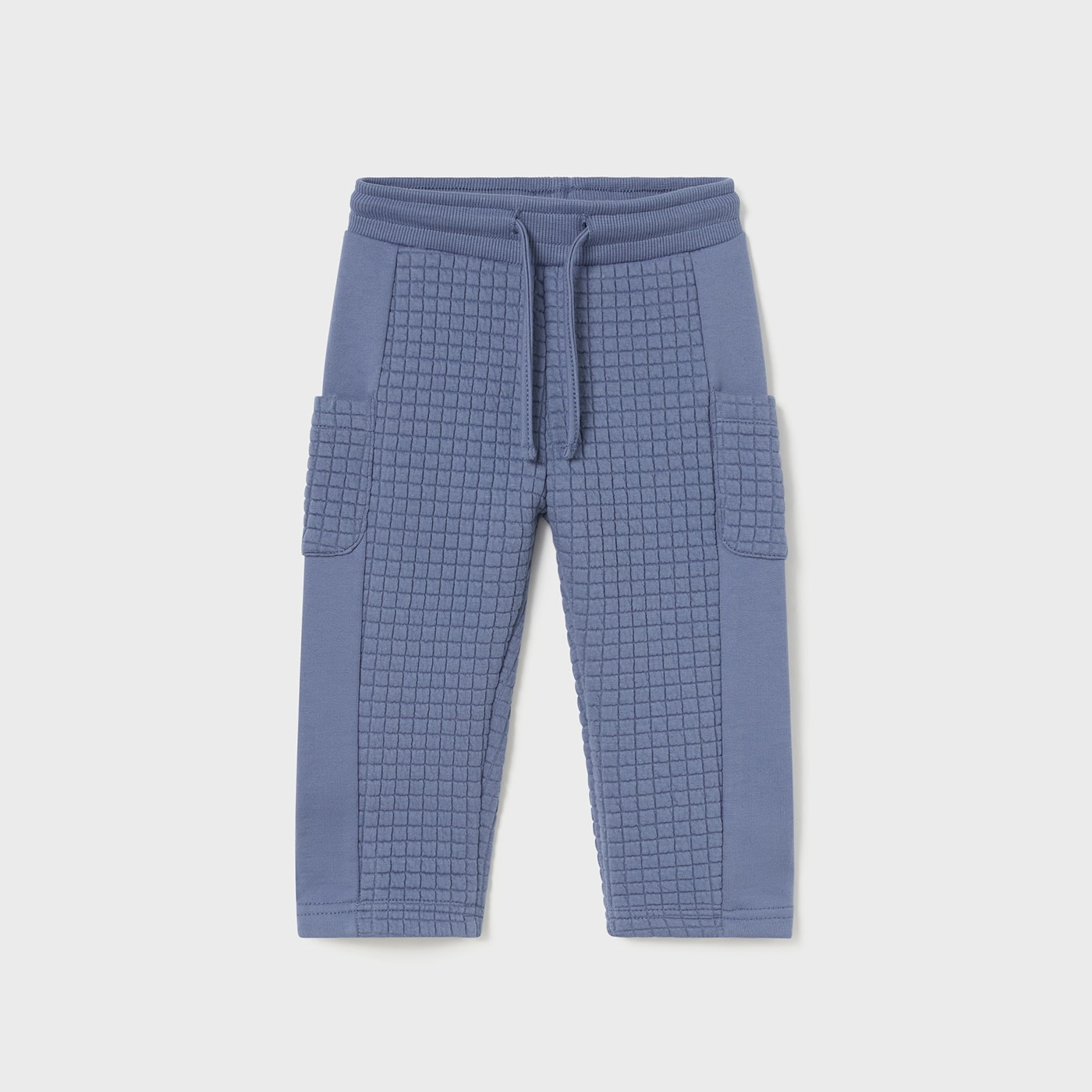 Steel Quilted Knit Pants