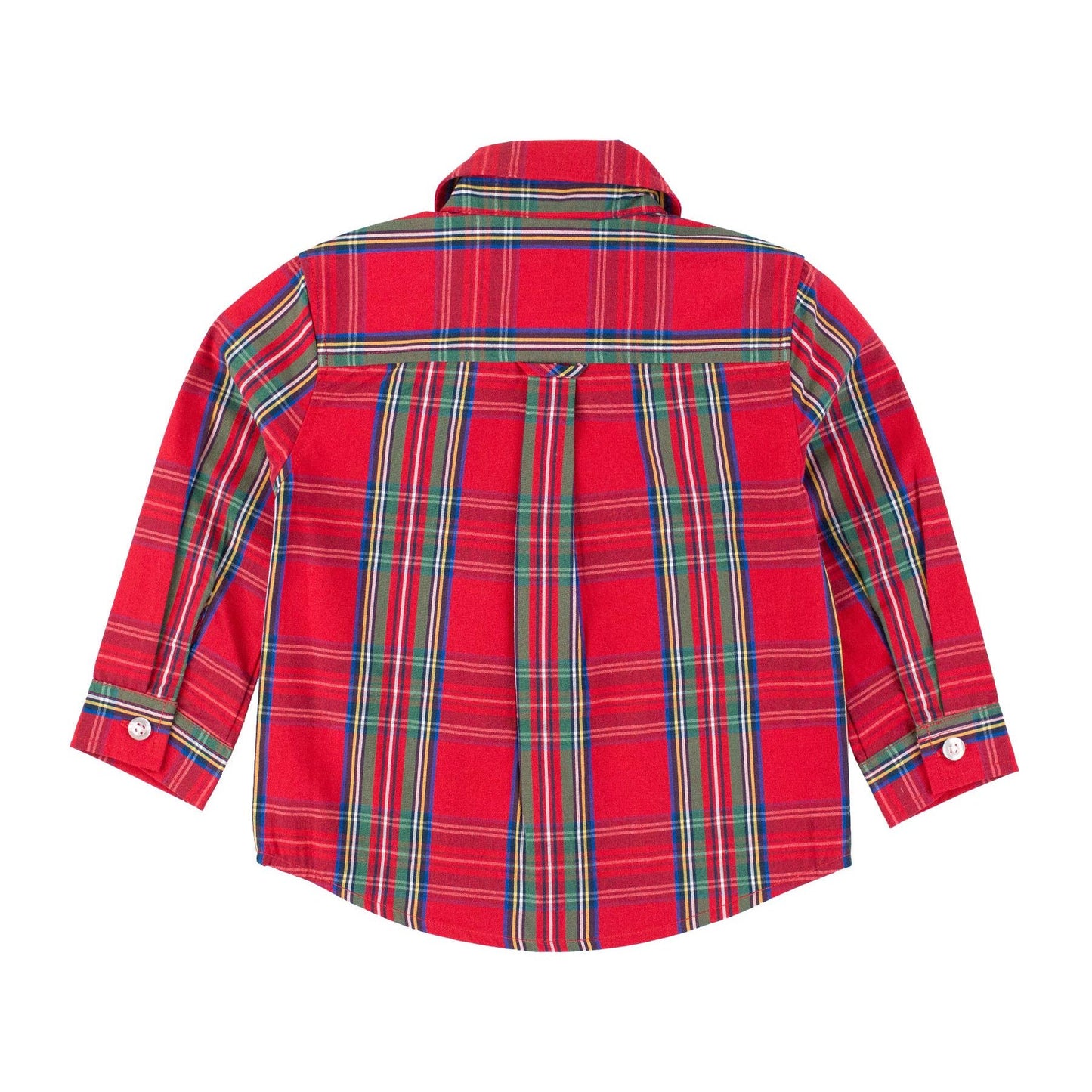 Red Tartan Plaid Button Down Shirt