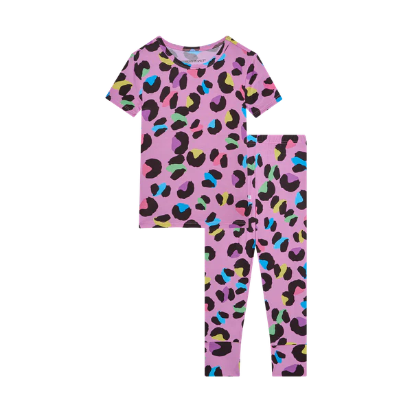 Electric Leopard Short Sleeve Pajama