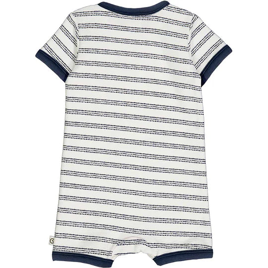 Cream Night Blue Stripe Beachbody