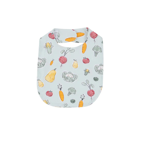 Watercolor Baby Veggies Feeding Bib