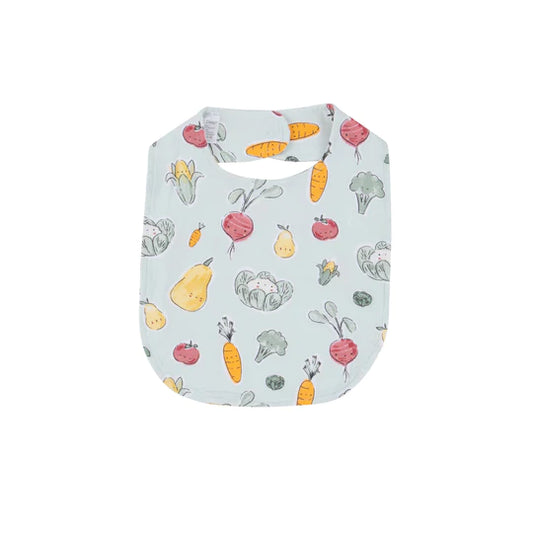 Watercolor Baby Veggies Feeding Bib