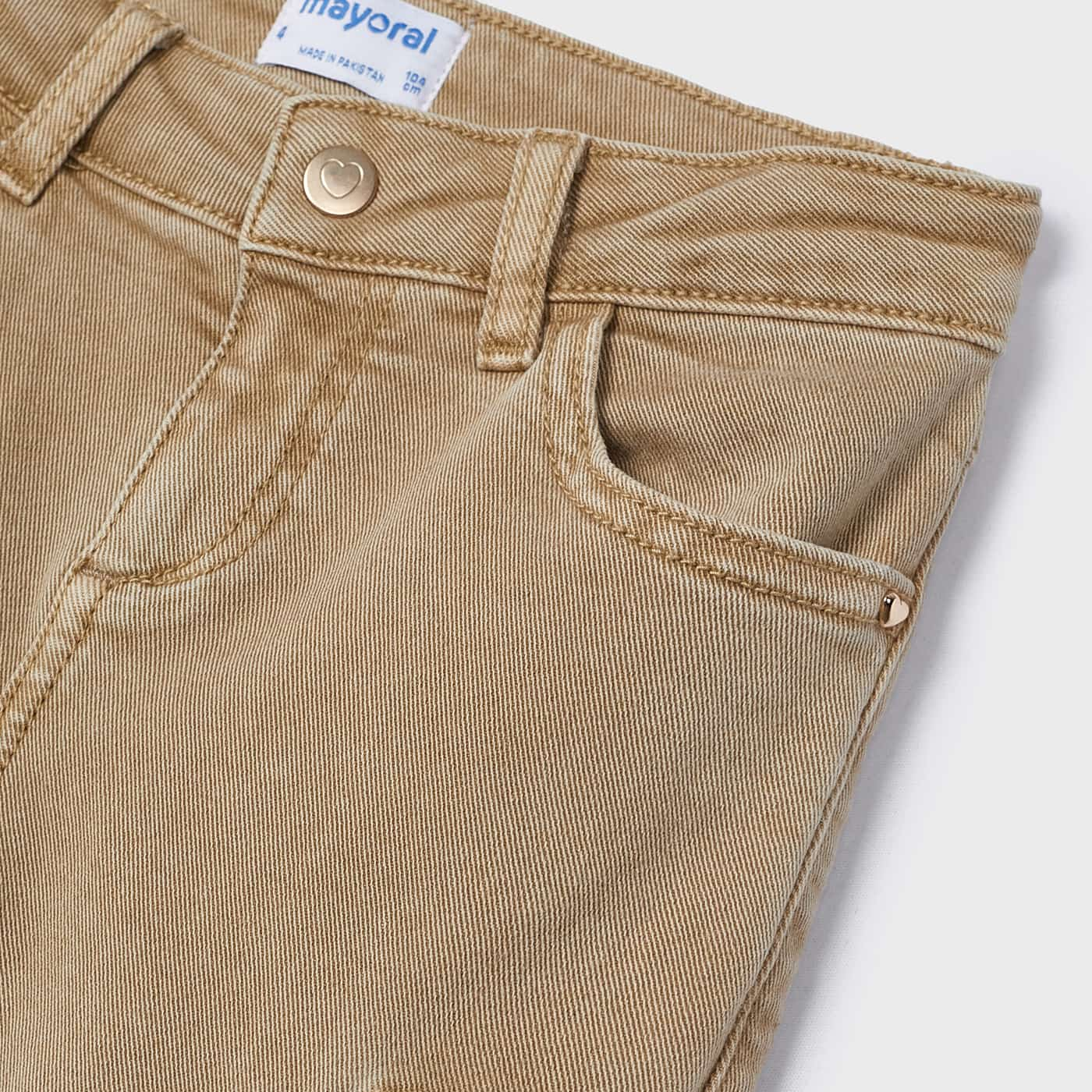 Tan Flared Cargo Pants