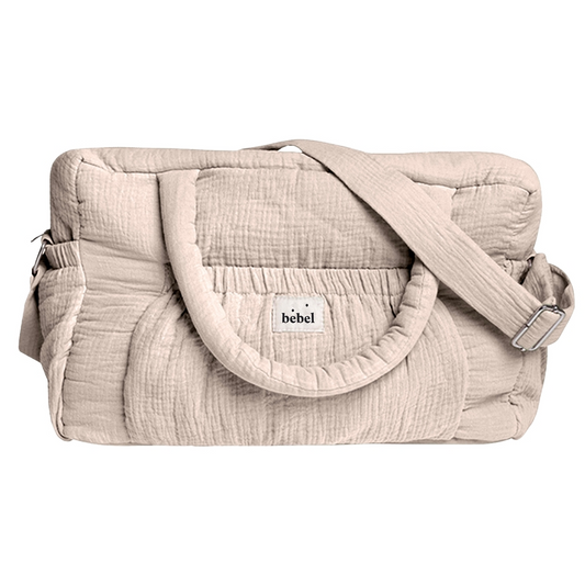 Greige Double Gauze Diaper Bag Like a Candy