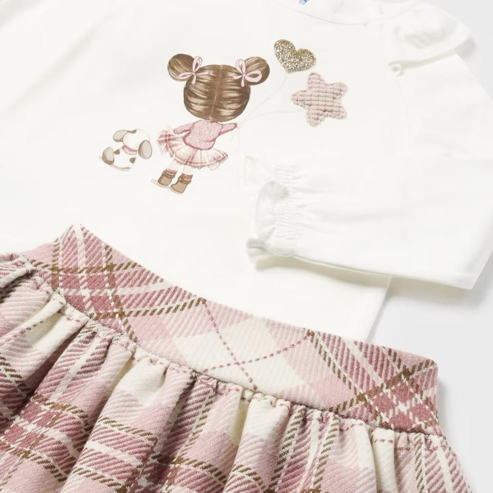 Little Star Plaid Set