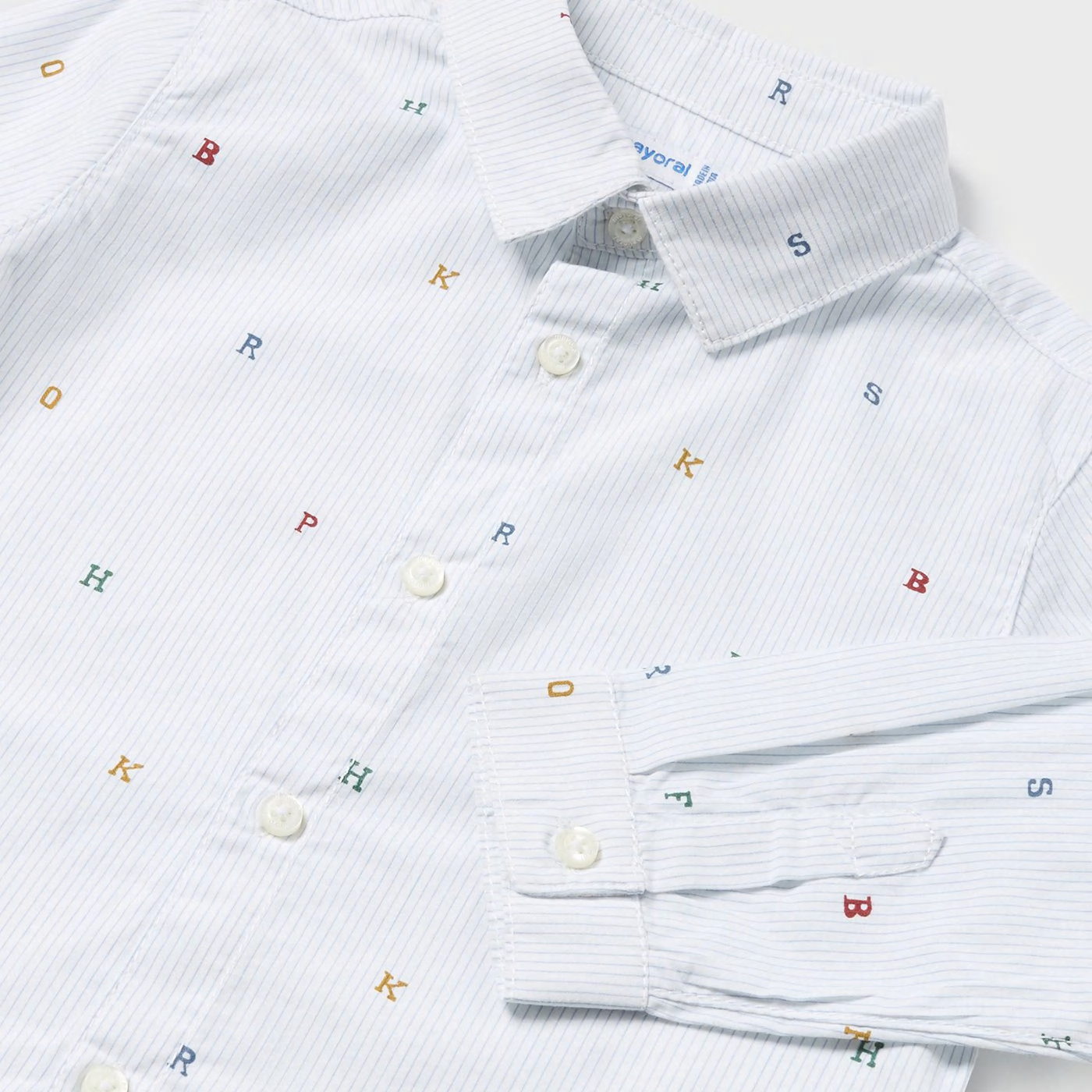 Letters Button Up Shirt