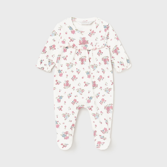 Pink Rose Bouquet Footie