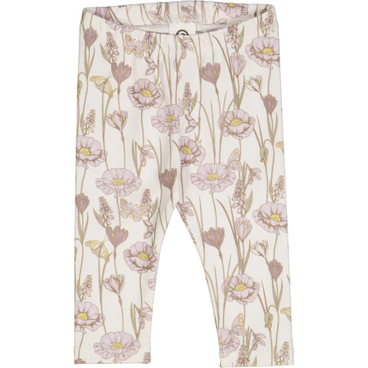 Orchid Crocus Print Leggings