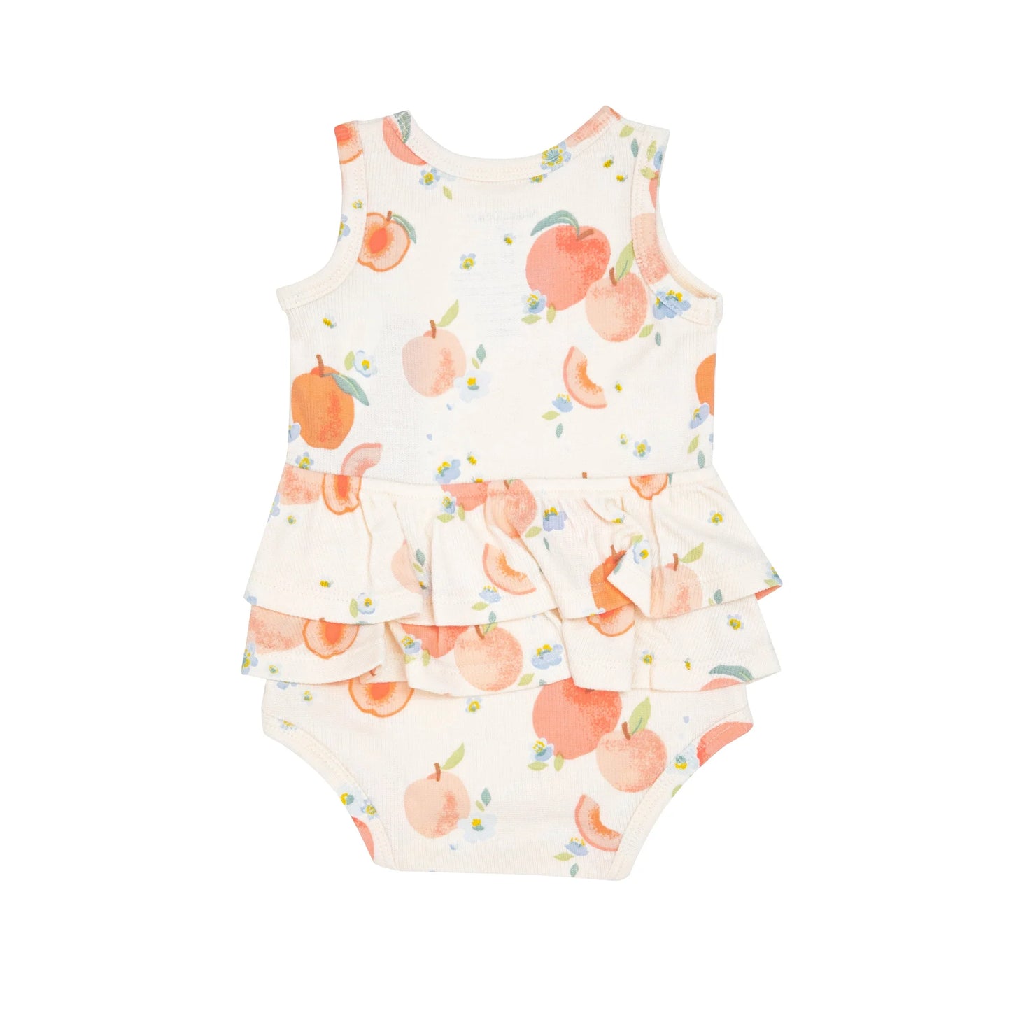 Spring Peaches Ruffle Bubble