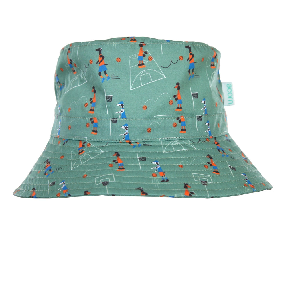 Shooting Hoops Wide Brim Bucket Hat