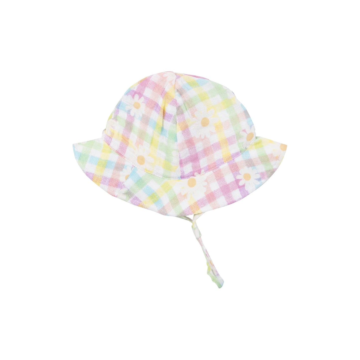 Gingham Daisy Sunhat