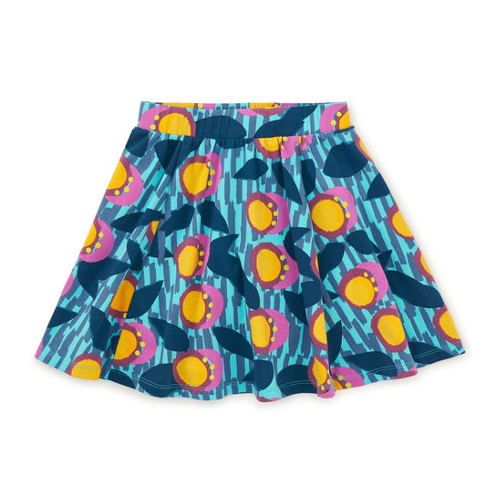 Passion Fruit Wax Print Twirl Skort