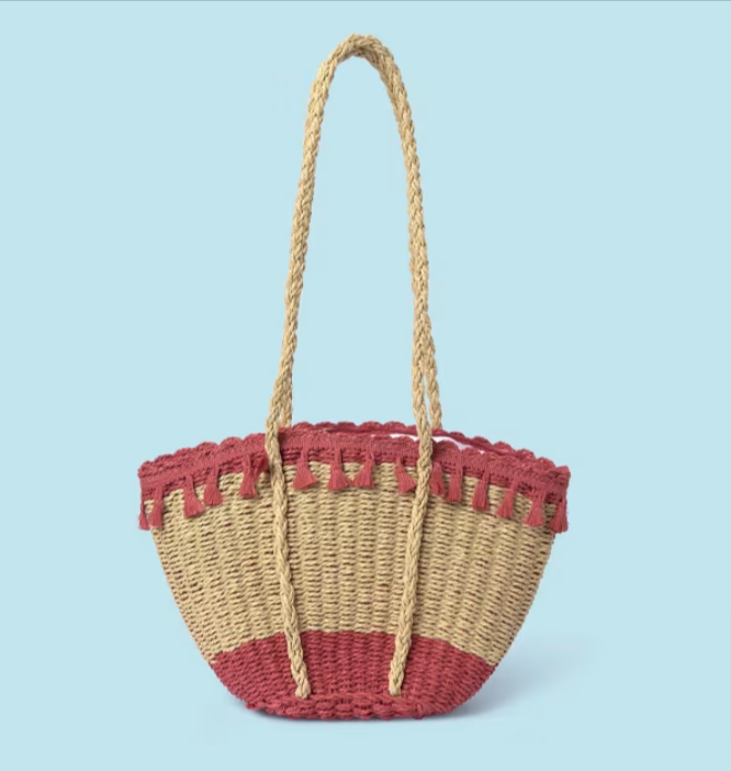 Terracotta Wicker Tote