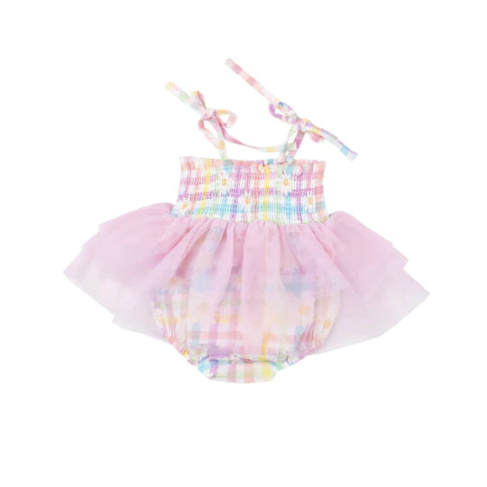 Gingham Daisy Tutu Bubble