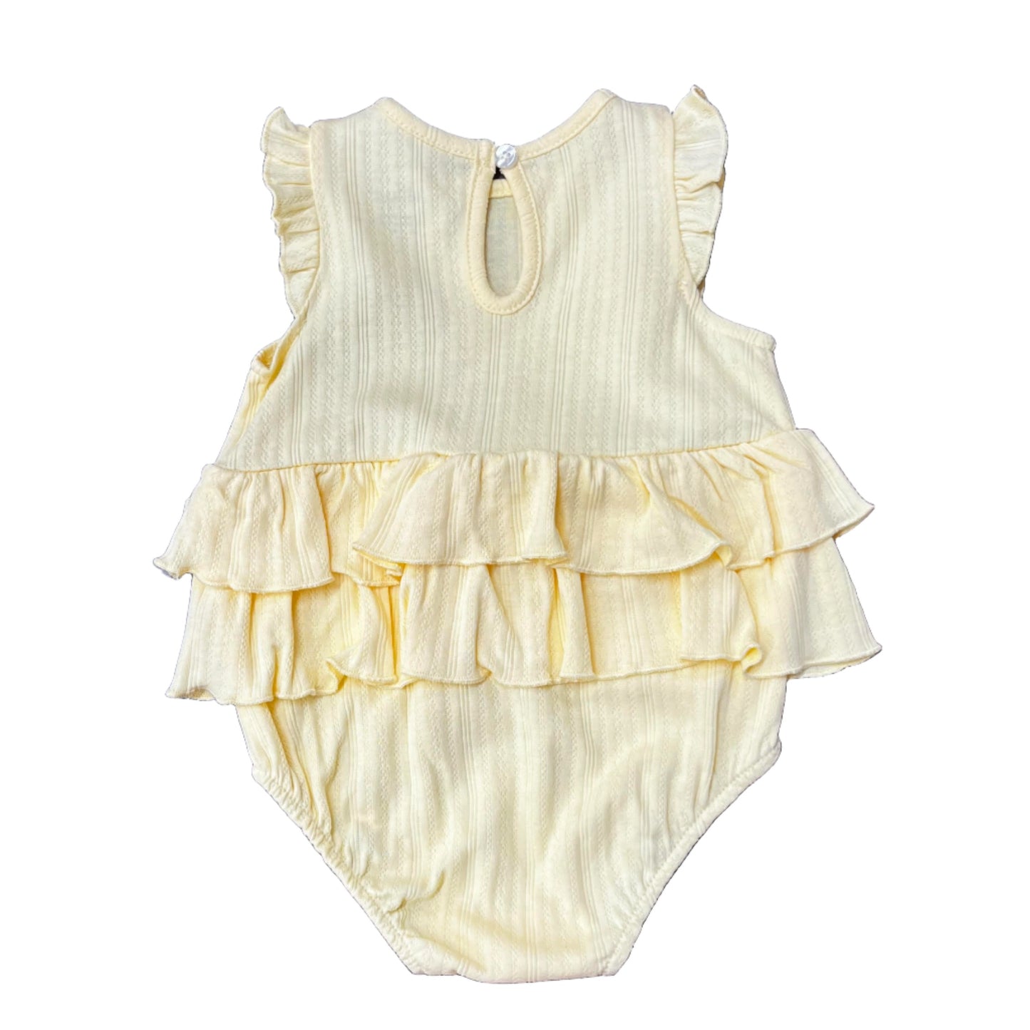 Pale Yellow Bubble Romper