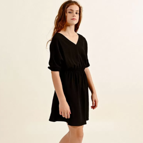 Black Woven Dress