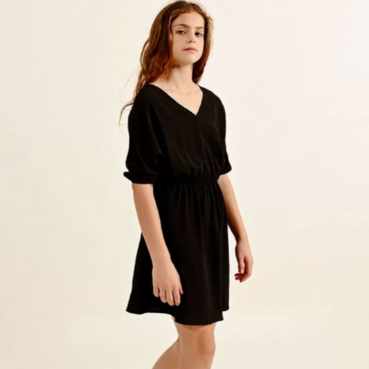 Black Woven Dress