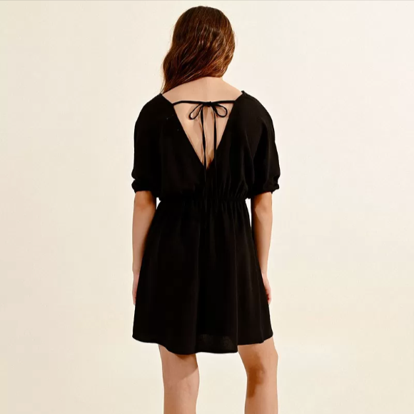 Black Woven Dress