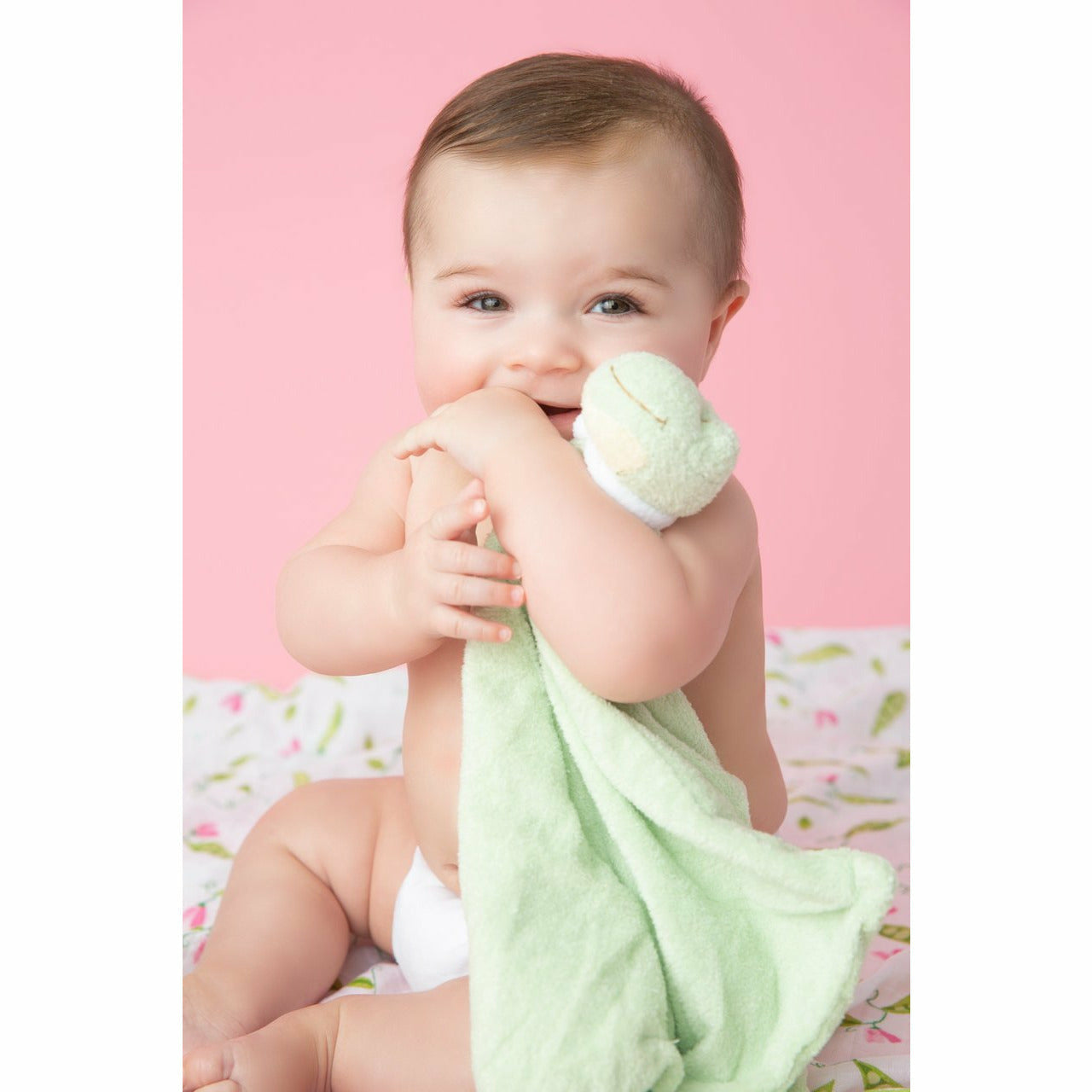 green frog blankie