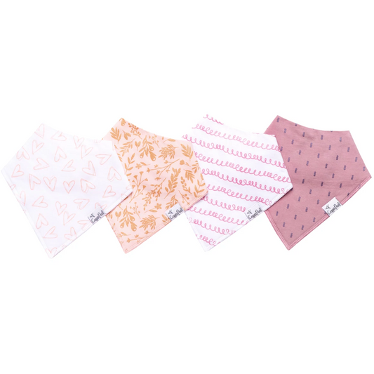 Lola Baby Bandana 4pk Bib Set