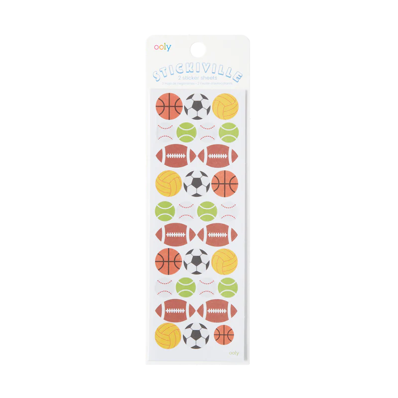 Stickiville Sports Balls Stickers