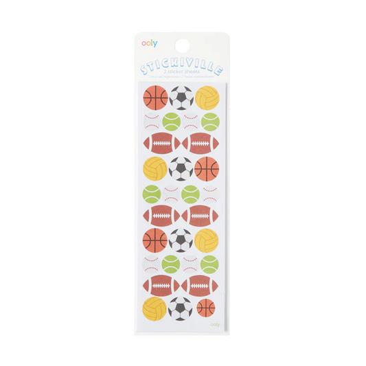 Stickiville Sports Balls Stickers