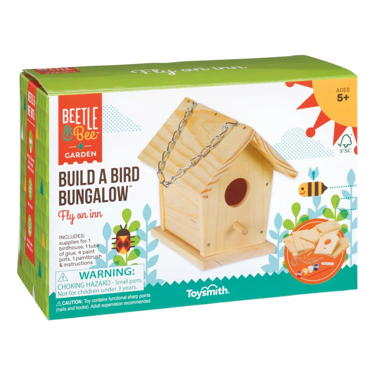 Toysmith Beetle and Bee Build a Bird Bungalow