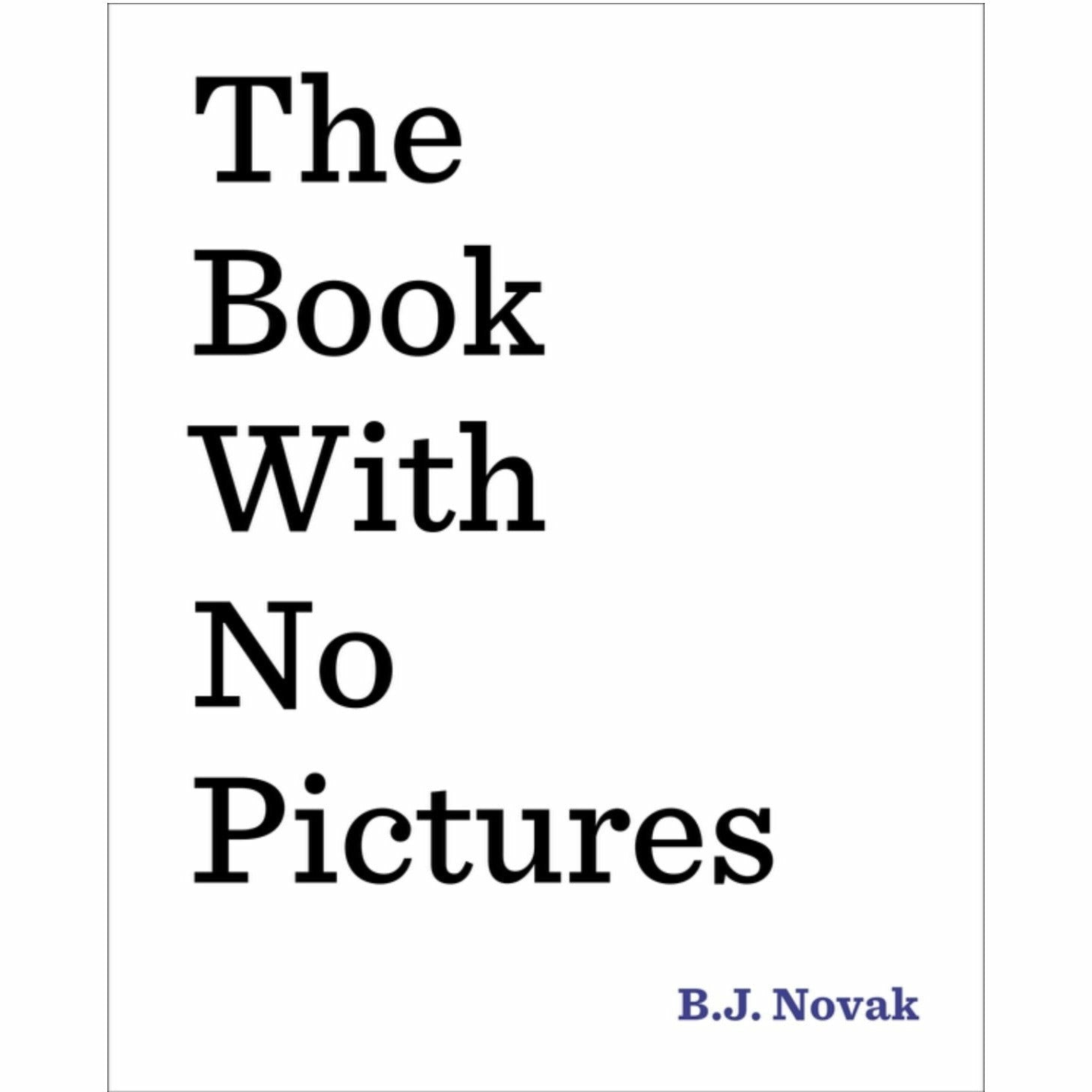 The book with no pictures