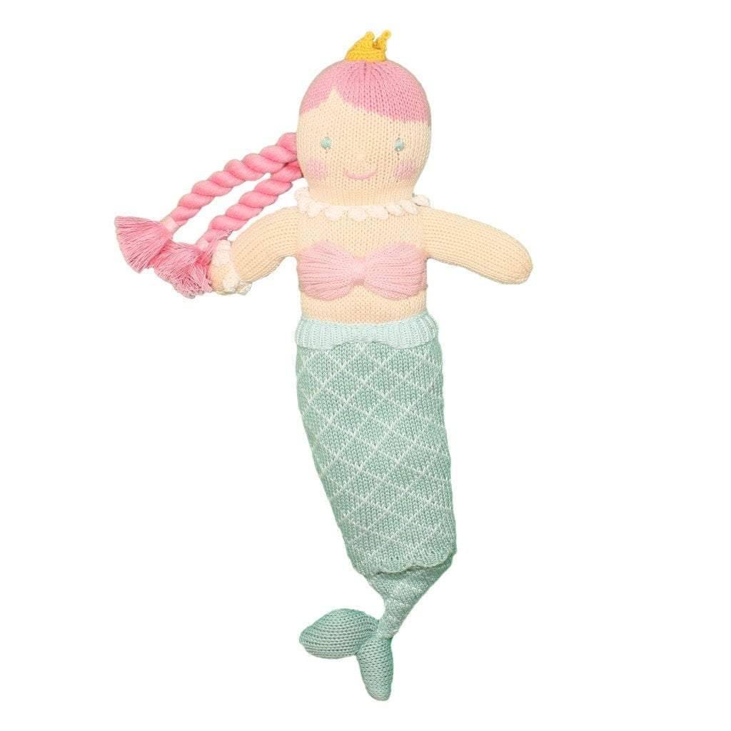 Hand Knit 12" Walking Mermaid