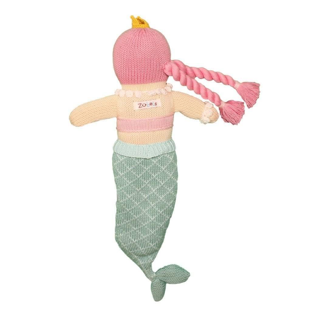 Hand Knit 12" Walking Mermaid